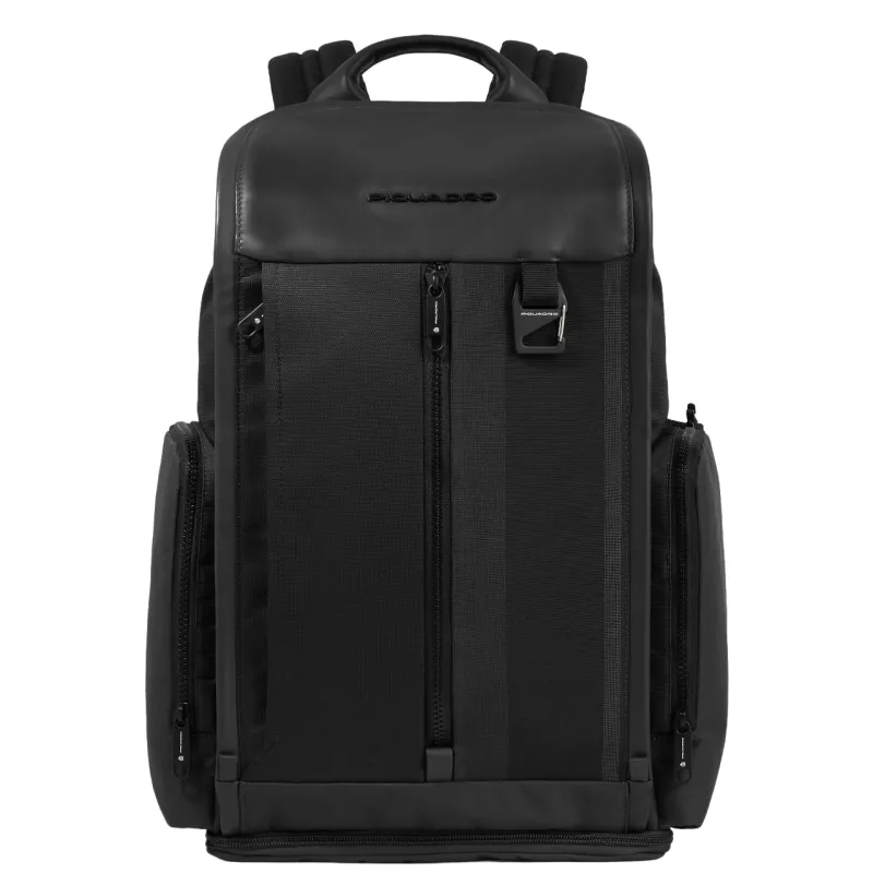 Zaino da viaggio con comparto per pc Piquadro Steve, nero