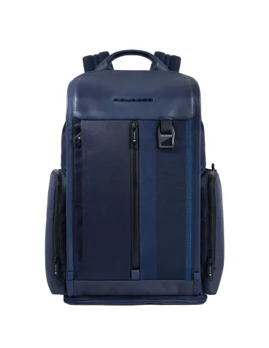 Piquadro Steve travel backpack with 15.6" computer compartment, blue