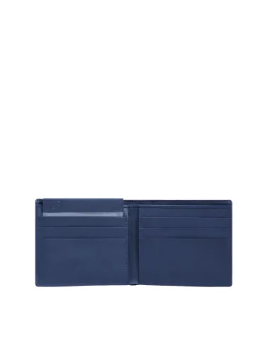 Piquadro Steve schmales Portemonnaie, blau