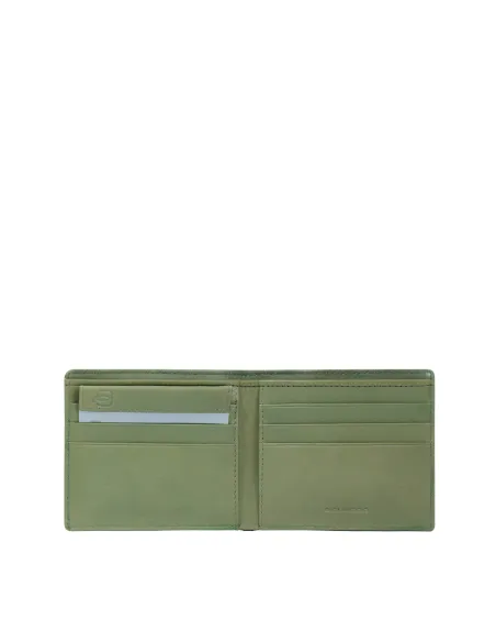Piquadro Steve slim men's wallet, green
