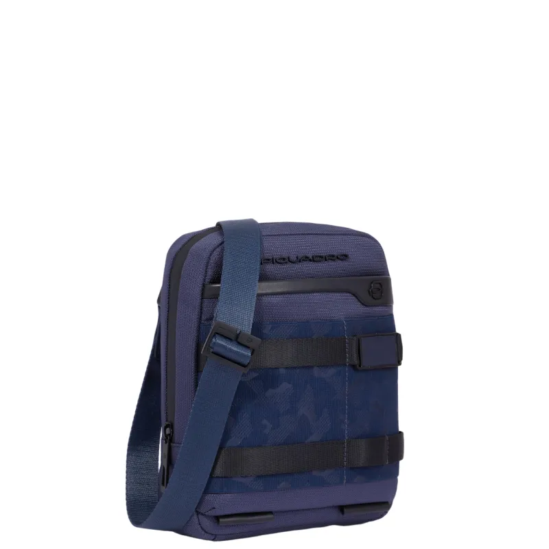 Piquadro FX iPad®mini men's cross-body bag, blue 2