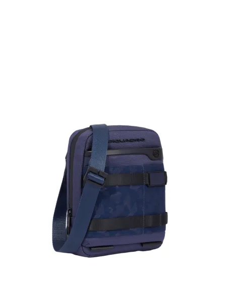 Piquadro FX iPad®mini Umhängetasche für Herren, blau