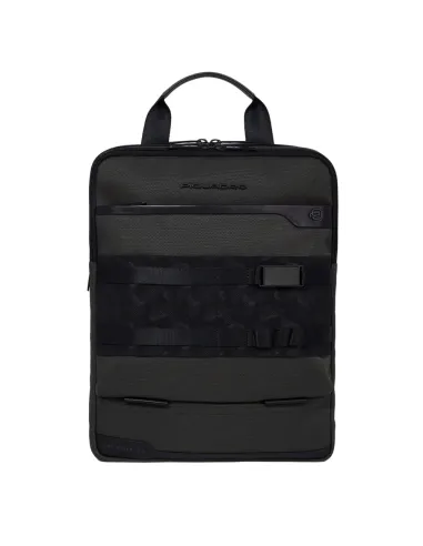 Piquadro FX computer bag with pull-out shoulder straps, black