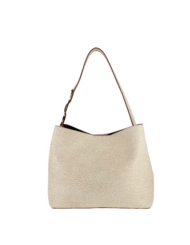 Borbonese Bucket Bag fur Frauen, sand