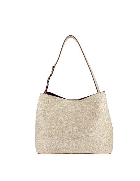 Borbonese Bucket Bag fur Frauen, sand