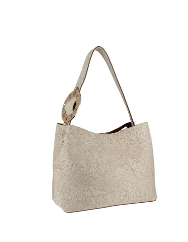 Borbonese Bucket Bag fur Frauen, sand