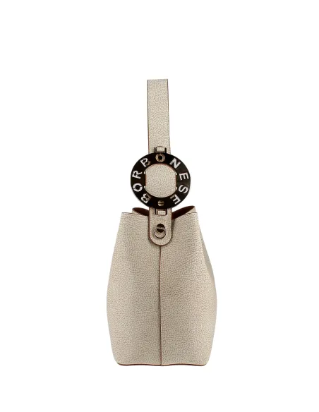 Borbonese Bucket Bag fur Frauen, sand