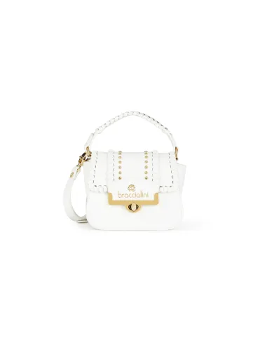Braccialini Ribbon Women's small handbag, white