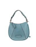 The Bridge Brigida medium leather shoulder bag, light blue