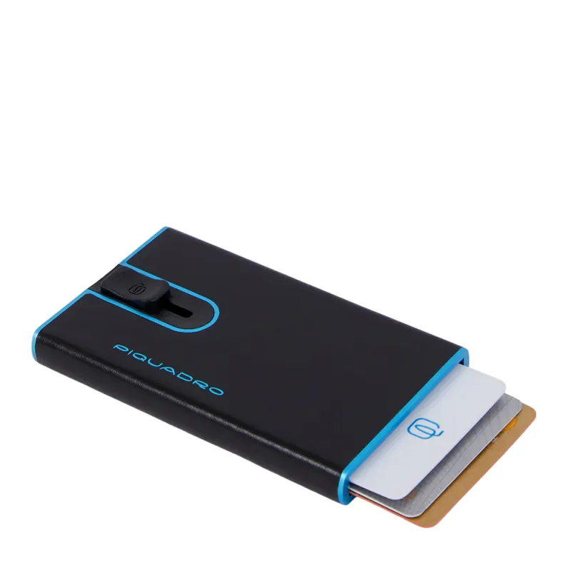 Kreditkartenhalter mit Schiebesystem Piquadro Blue...