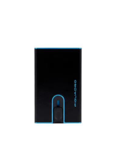 Piquadro Blue Square Credit card case...