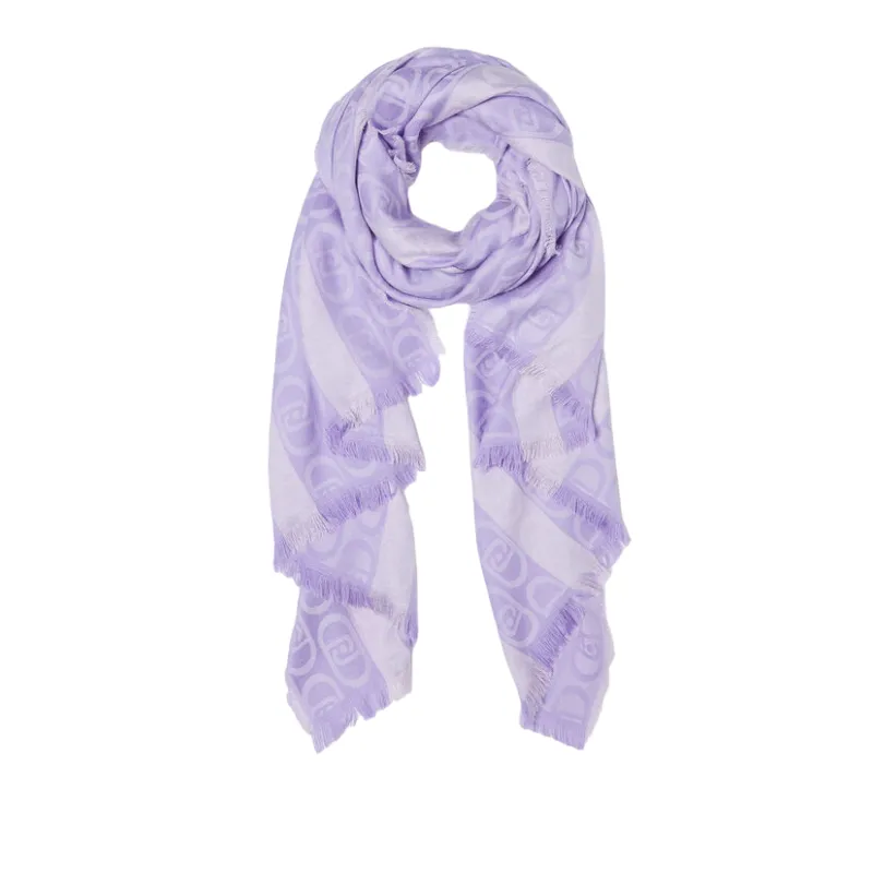 Liu Jo Monogram Scarf, violet