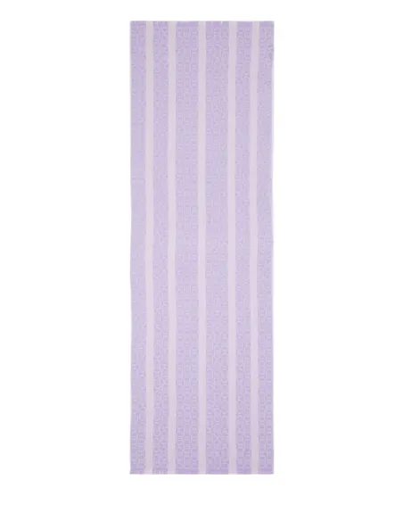 Stola jacquard lurex monogram Liu Jo, glicine