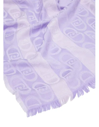 Liu Jo Monogram Scarf, violet