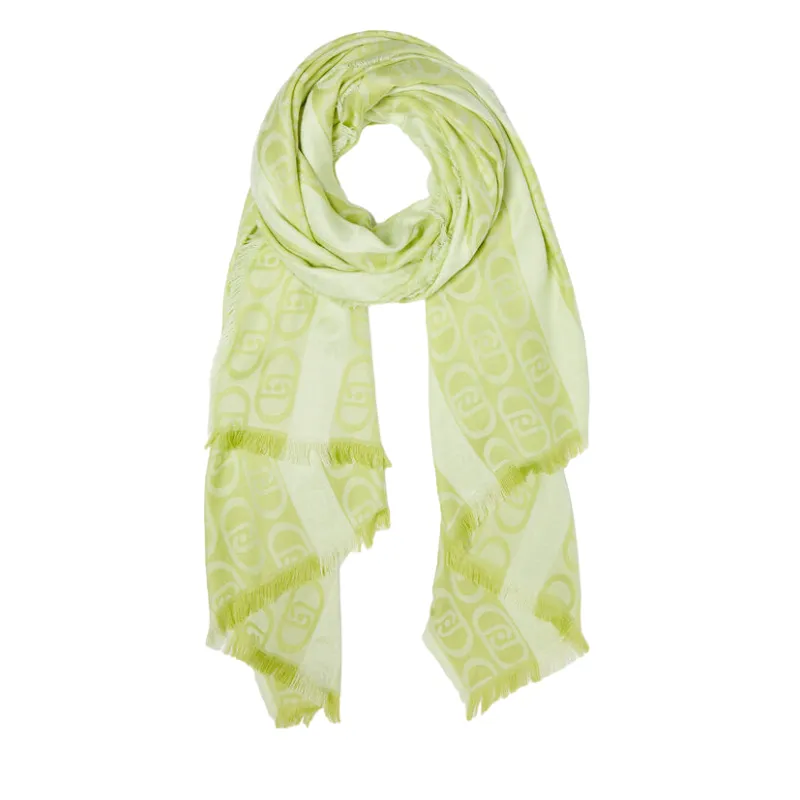 Liu Jo Monogram Scarf, Daiquiri
