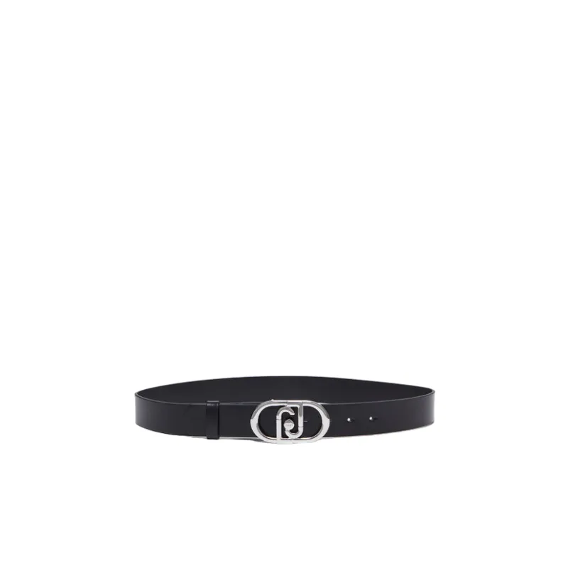 Liu Jo women's belt, black-silver