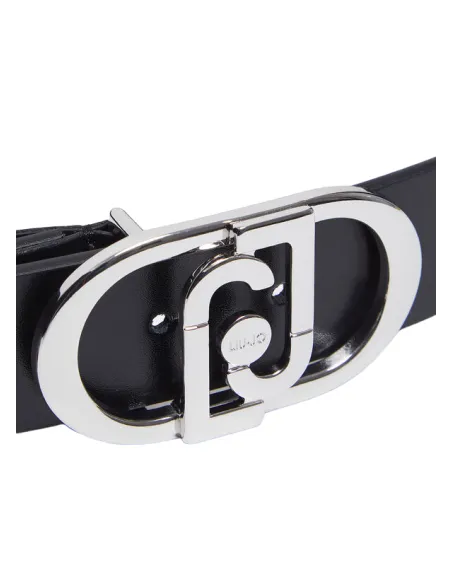 Liu Jo women's belt, black-silver