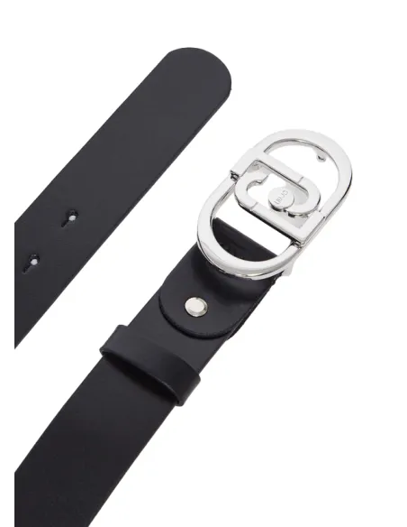 Liu Jo women's belt, black-silver