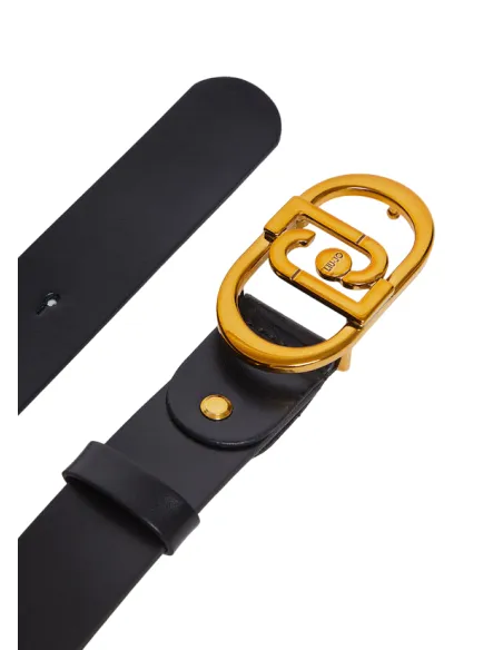 Liu Jo women's belt, black-gold
