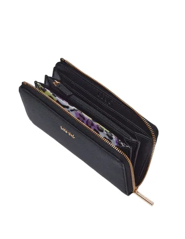 Portafogli donna Liu Jo nero aperto