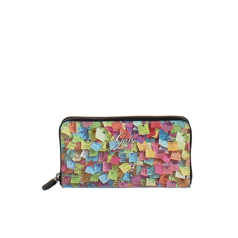 Gabs trip women's zipped wallet, Messages
