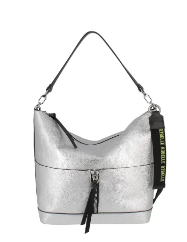 Eirene Rebelle Schultertasche, silber