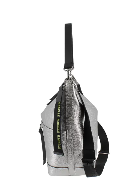 Eirene Rebelle Schultertasche, silber