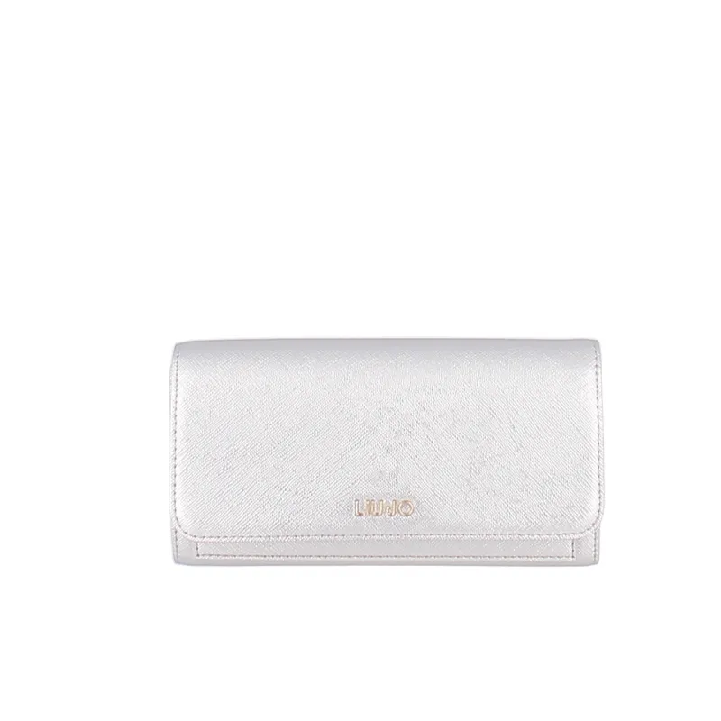 Liu Jo women's clutch/wallet, silver