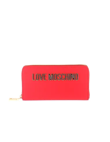 Love Moschino women's zipped wallet, red
