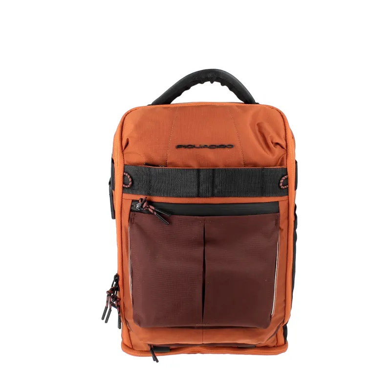 Zaino da viaggio con porta PC Piquadro, arancio