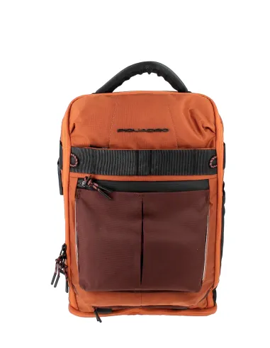 Zaino da viaggio con porta PC Piquadro, arancio