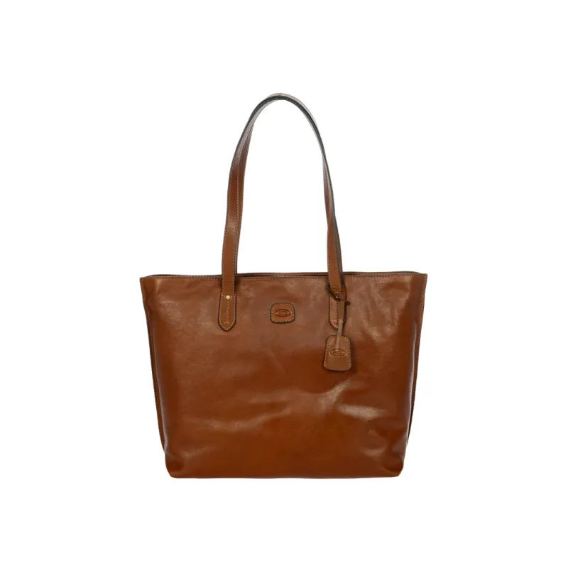 Bric's Volterra large shopping bag, brown