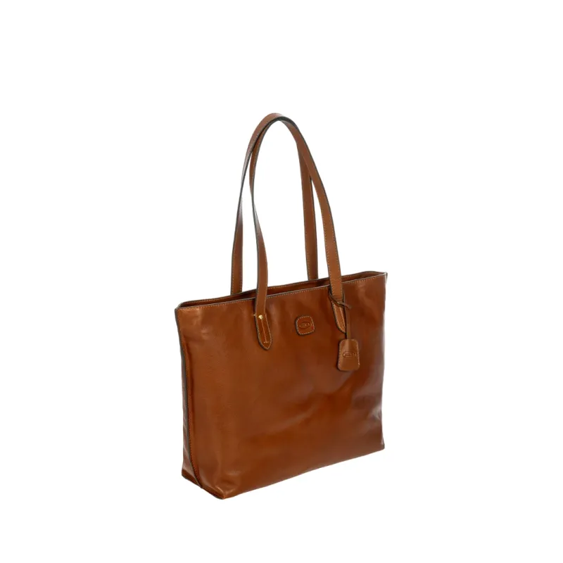 Bric's Volterra large shopping bag, brown 2