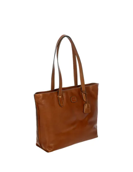 Bric's Volterra large shopping bag, brown