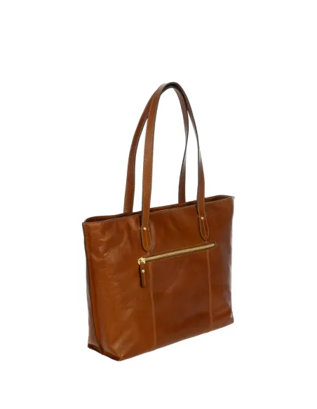 Bric's Volterra large shopping bag, brown