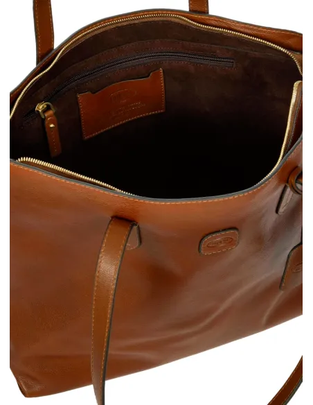 Bric's Volterra large shopping bag, brown
