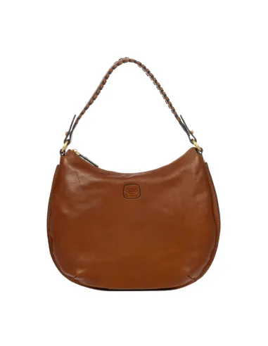 Bric's Volterra leather shoulder bag, brown