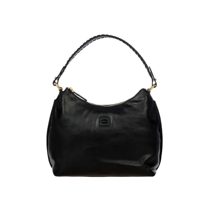 Bric's Volterra Schultertasche, schwarz