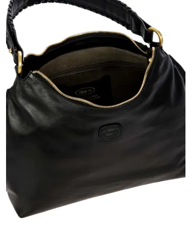 Bric's Volterra Schultertasche, schwarz