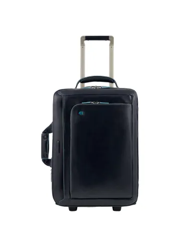 Trolley in pelle Piquadro Blue...