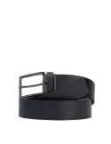Piquadro Modus Special double-faced men's belt, black-blue