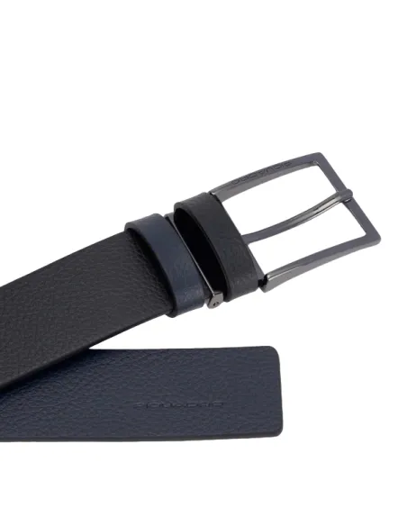 Wendegürtel für Herren Piquadro Modus Special, schwarz-blau