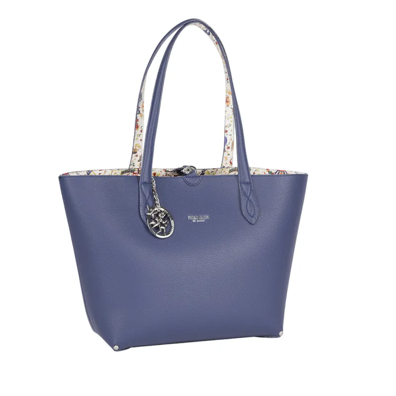 Piero Guidi Einkaufstasche, blau 2