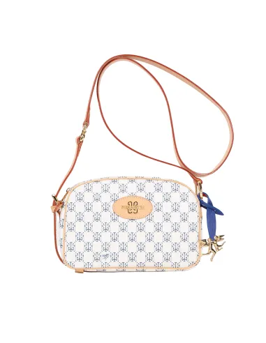 Piero Guidi Monogram cross body bag white blue