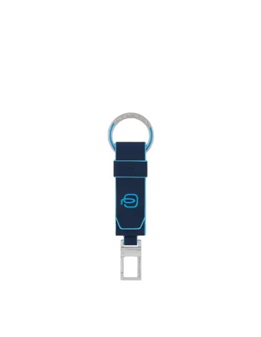 Piquadro keychain with ring and...