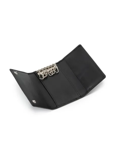Campo Marzio leather key holder, black
