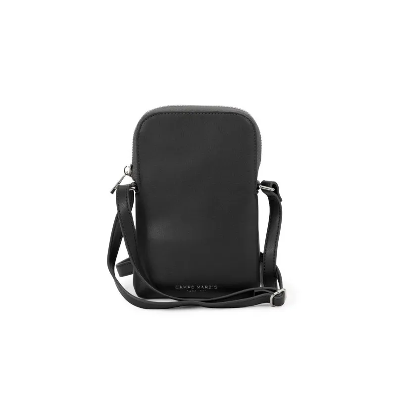 Phone holder with shoulder strap, black