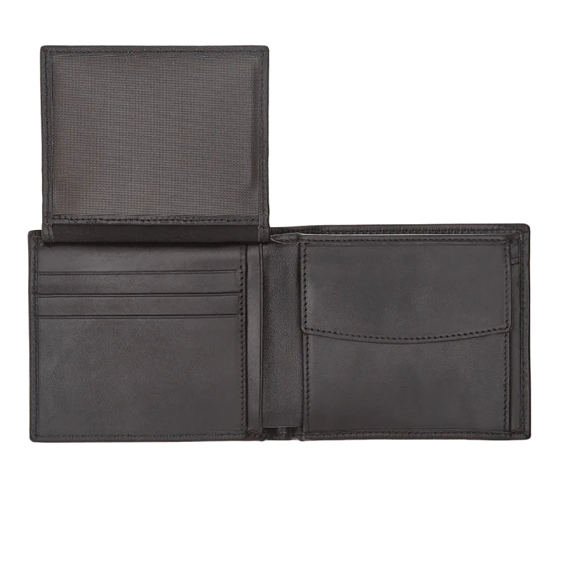 The Bridge Compact men's wallet, black