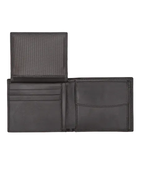 The Bridge Compact men's wallet, black