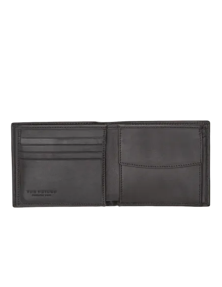 The Bridge Compact men's wallet, black